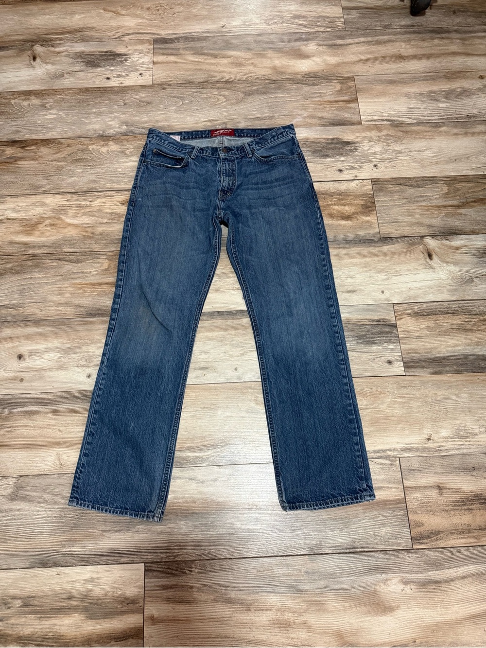 Arizona Jean Company Men's Straight-Leg Denim Jeans - Medium Blue